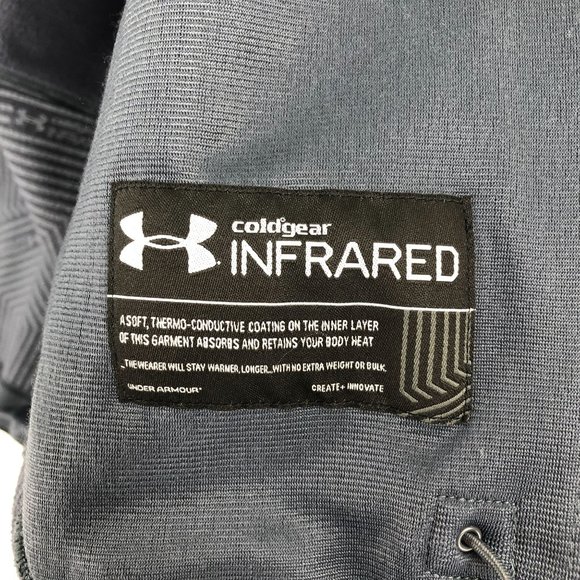 Under Armour Men's Size Small ColdGear Infrared Storm Full MagZip Black Jacket - Picture 12 of 15